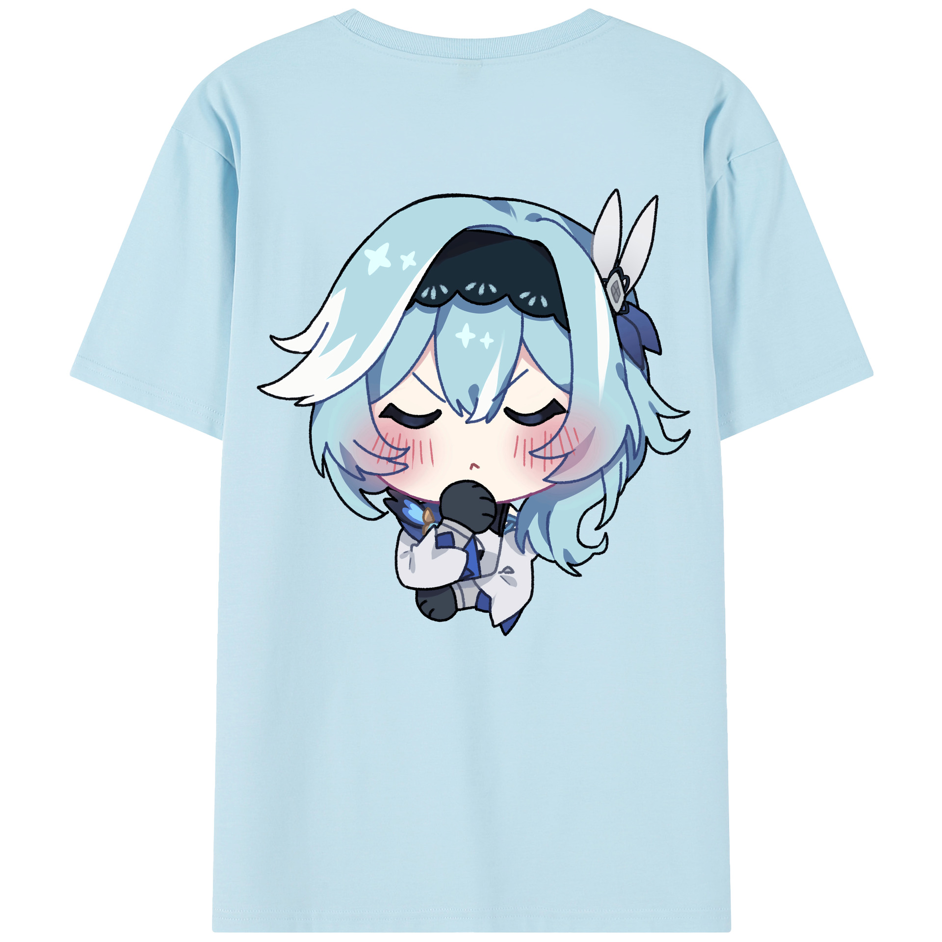 げんし神 优菈 ゆうら genshin Yūra 綿100％半袖Tシャツ（背面プリント）